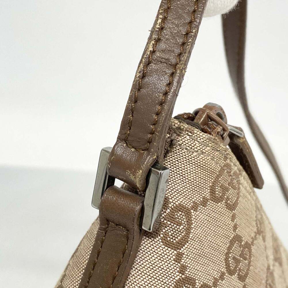 Gucci GG Canvas Bag/Pouch 039 1103 Brown Women's - Picture 7 of 10